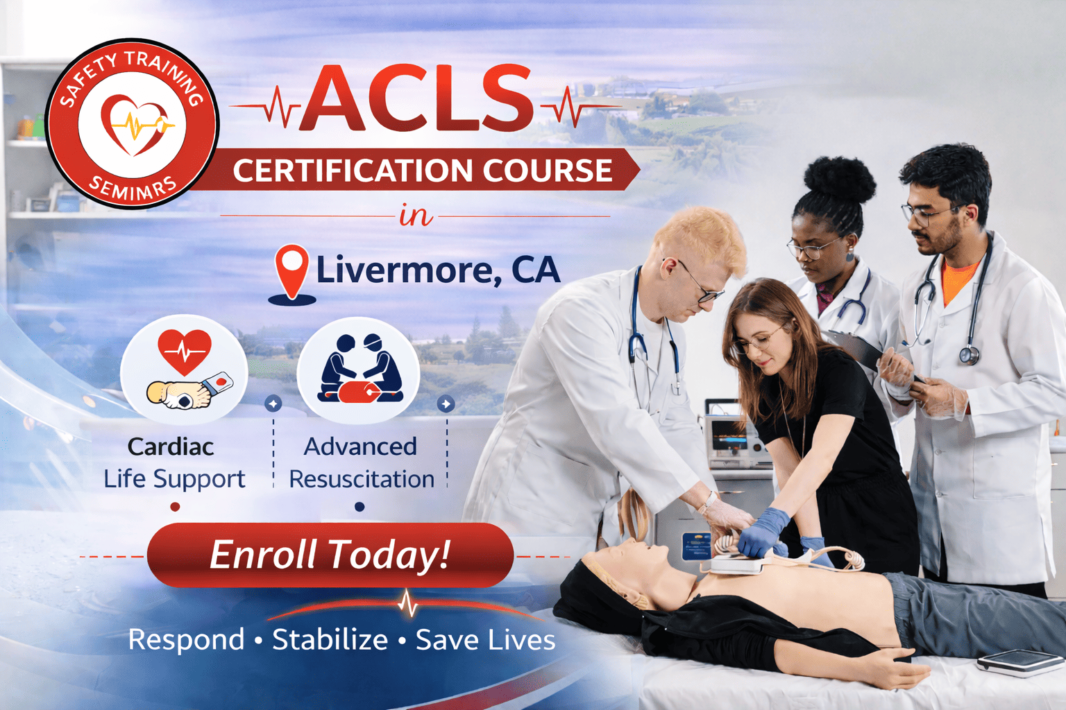 ACLS certification course in Livermore