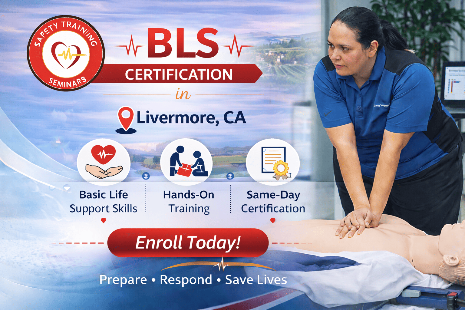 BLS certification in Livermore, CA