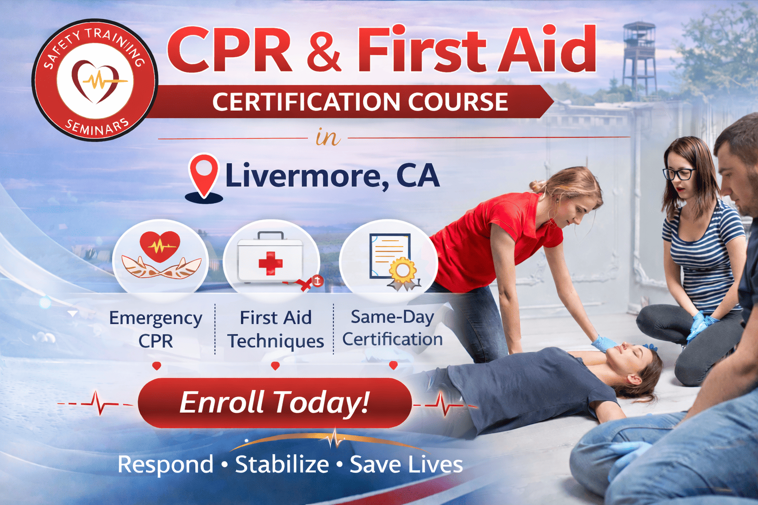 CPR & First Aid course in Livermore