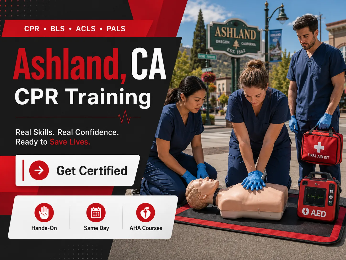 CPR training for community and healthcare workers in Ashland, CA